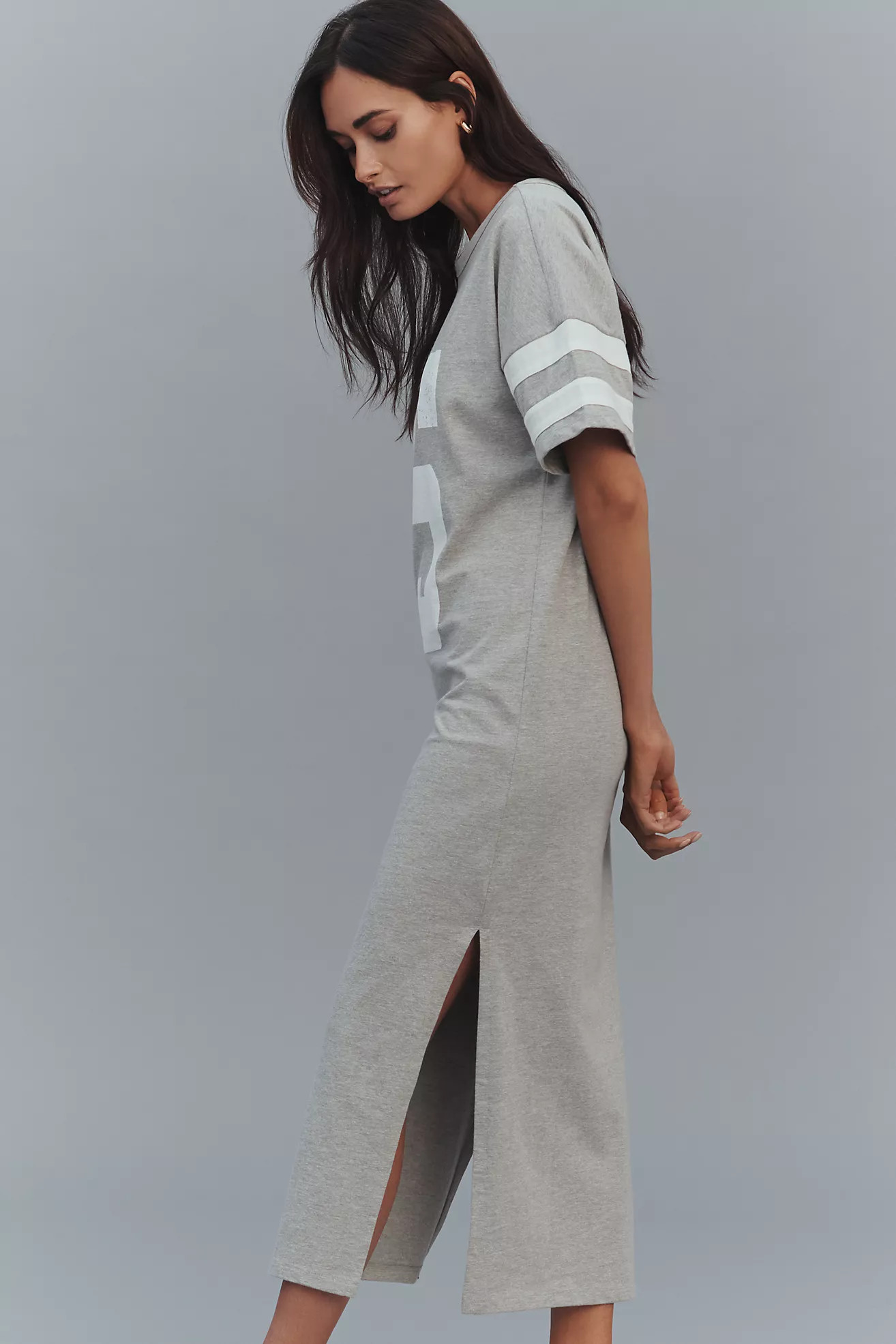 Daily Practice Short-Sleeve Graphic Midi Dress | Anthropologie (US)