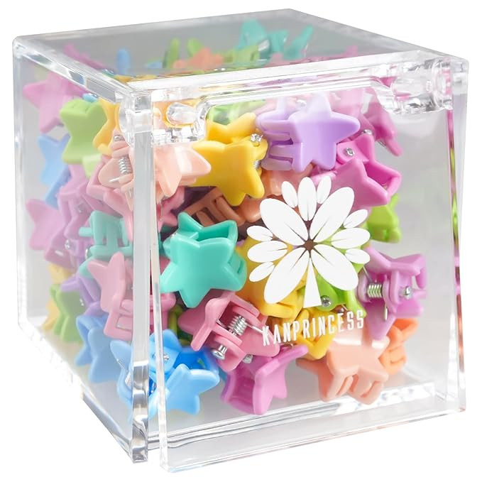 70PCS Mini Claw Clips Small Hair Clips With Fancy Box Star Hair Accessories for Women, Girls, Kid... | Amazon (US)