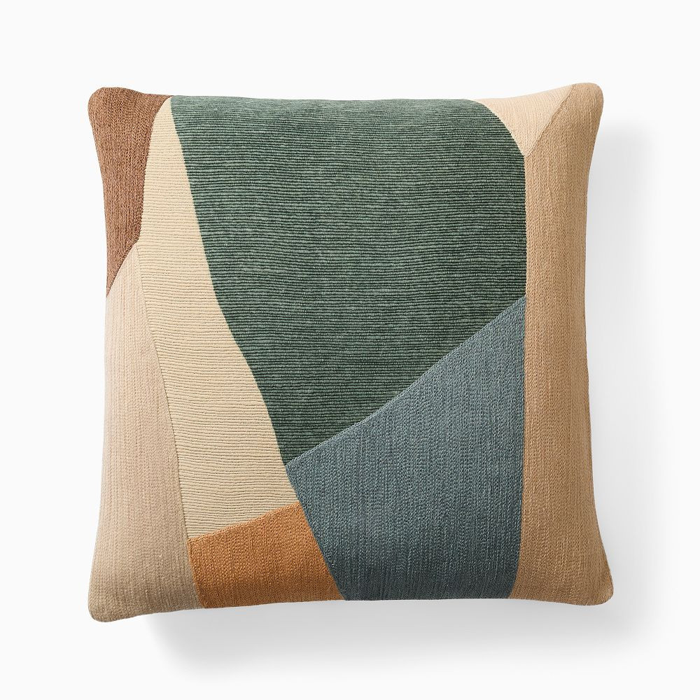 Mosaic Crewel Pillow Cover | West Elm (US)