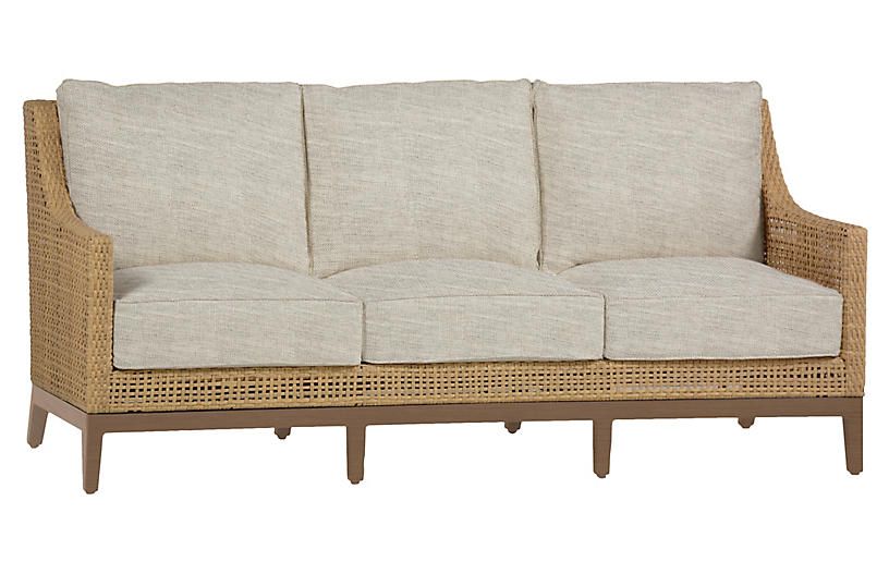 Peninsula Sofa - Dove Sunbrella - SUMMER CLASSICS INC | One Kings Lane