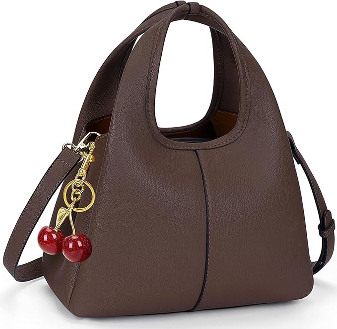 Women's Top Handle Handbag Small Satchel Bags Trendy Hobo Purse Crossbody Bag Faux Leather Should... | Amazon (US)