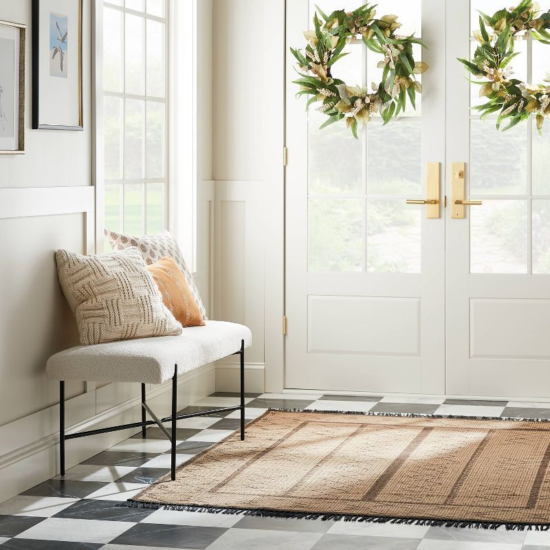 Flatweave Rug Neutral - Threshold™ designed with Studio McGee | Target