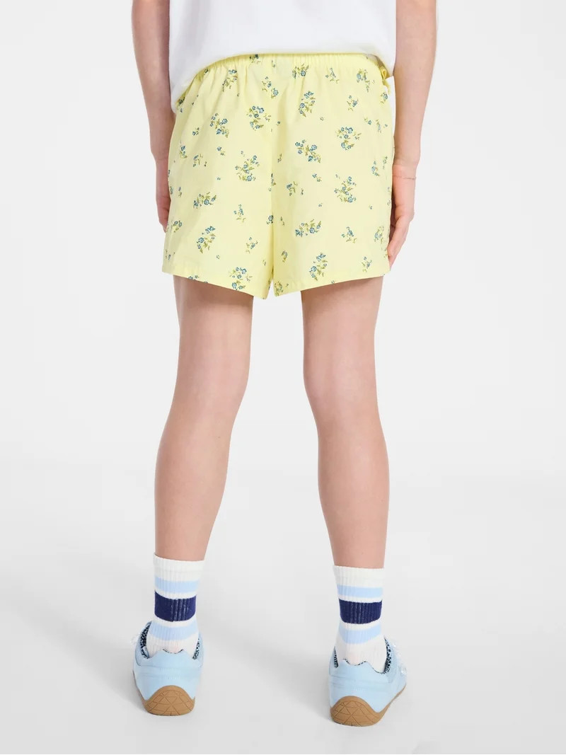 Weekend Academy Girls Cotton Pull-On Shorts, Sizes 4-18 - Walmart.com | Walmart (US)