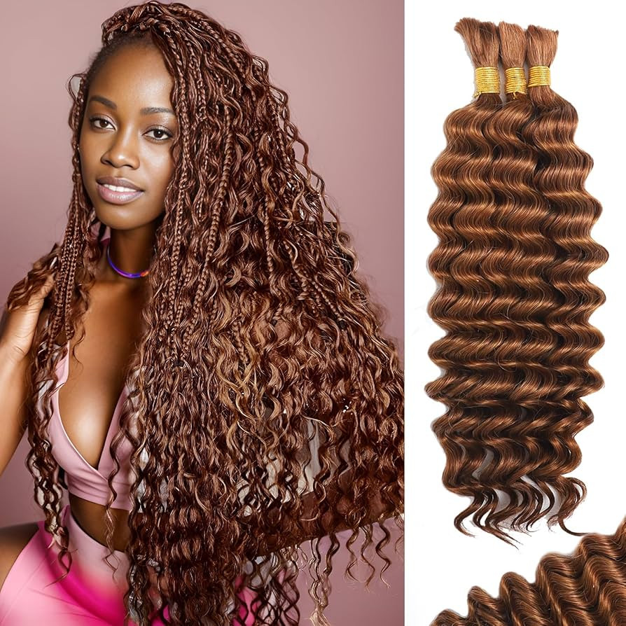 Human Braiding Hair for Boho Braids Human Hair 110g 18 Inch Curly Boho Hair for Braiding Knotless... | Amazon (US)