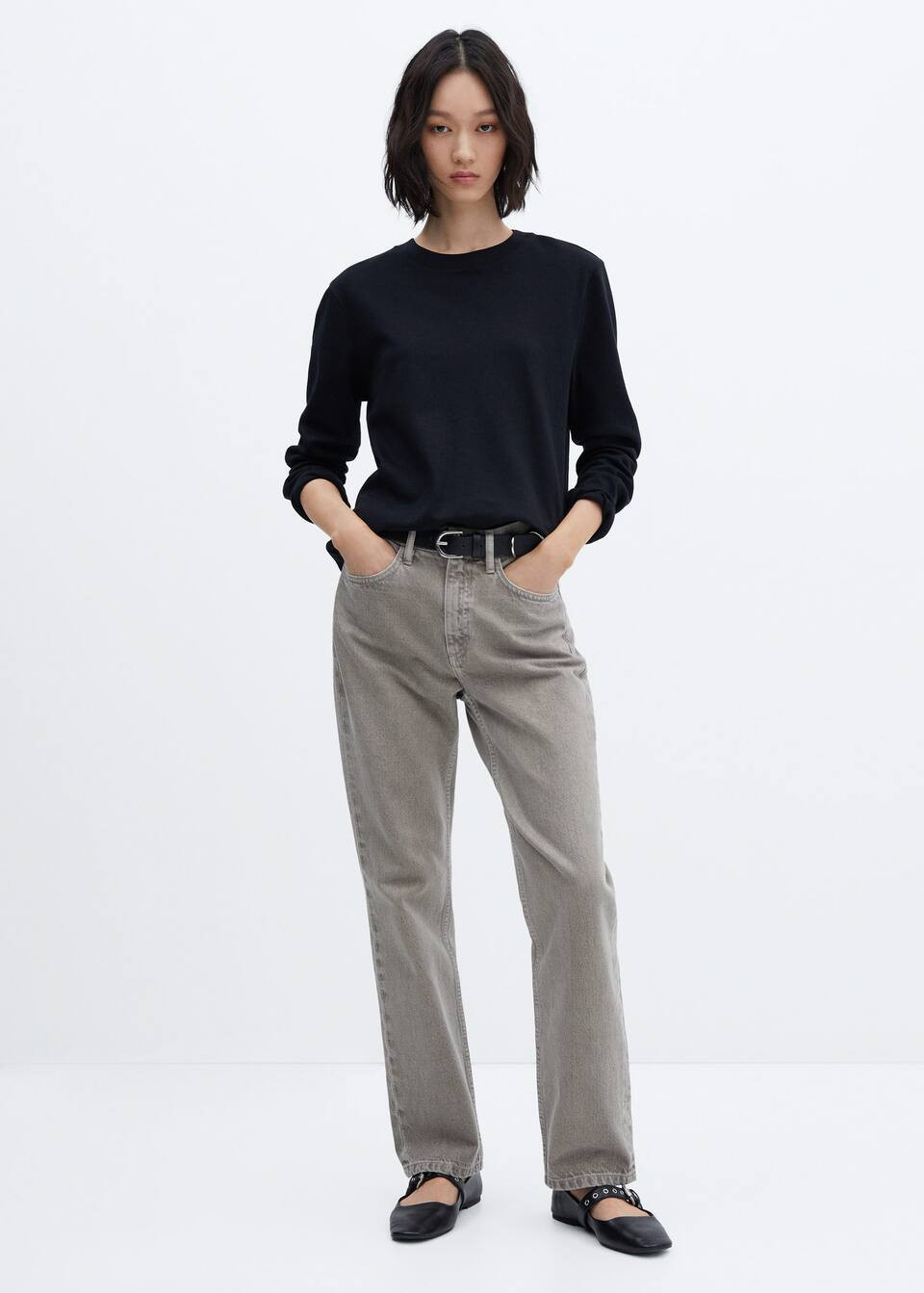 Premium cotton t-shirt -  Women | Mango USA | MANGO (US)