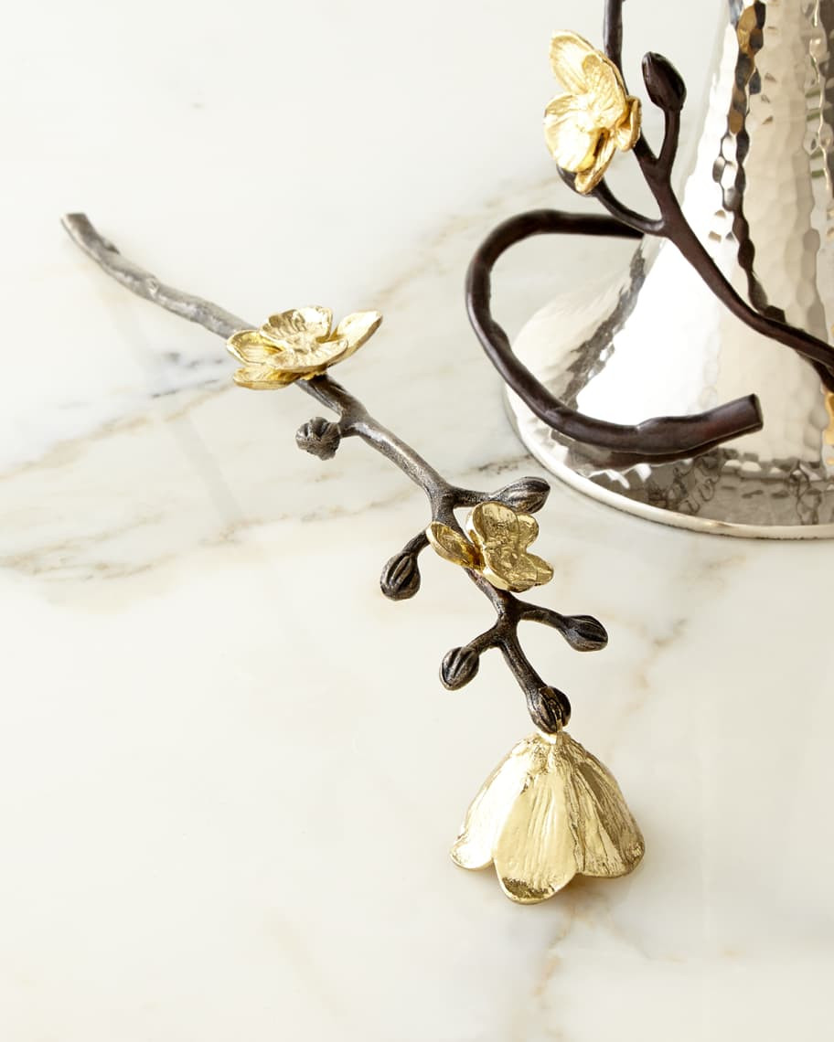 Michael Aram Gold Orchid Candle Snuffer | Neiman Marcus