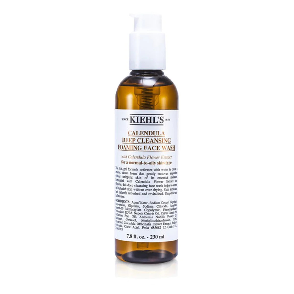 Kiehls 173563 Calendula Deep Cleansing Foaming Face Wash, 230 ml-7.8 oz | Shop Simon