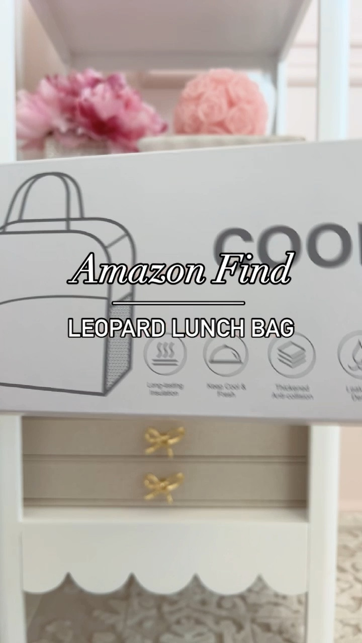 The cutest leopard insulated lunch bag for under $10! 

#LTKVideo #LTKFallSale #LTKFindsUnder50