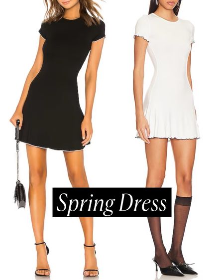 Spring Dress
Black Dress
White Dress
Mini Dress 
Spring Outfit 
Date Outfit 
#LTKSeasonal #LTKfindsunder100 #LTKstyletip