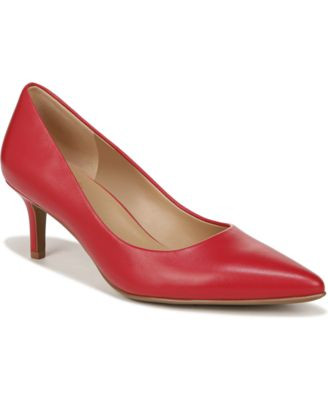 Naturalizer Women's Everly Pointed Toe Pumps - Crantini Red Leather | Macy's
