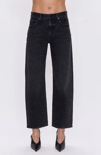 Pistola Lexi Diamante Jeans in Silver Screen at Nordstrom Rack, Size 26 | Nordstrom Rack