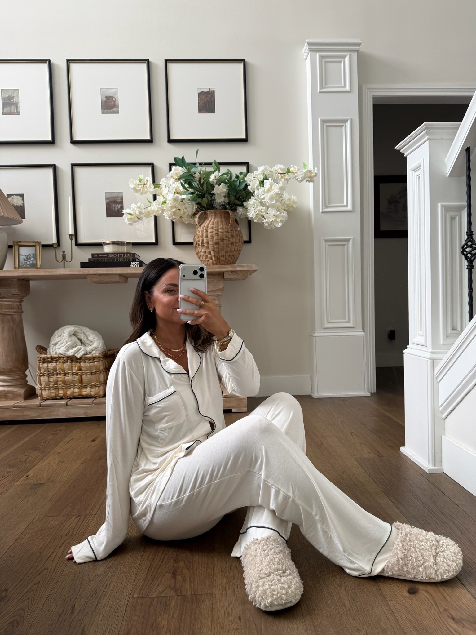 I’ll be living in these pajamas until further notice ✨🤍

#LTKmorningroutine #LTKgrwm #LTKselfcare