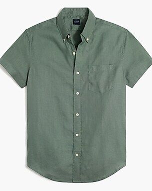 Slim linen-cotton shirt | J.Crew Factory