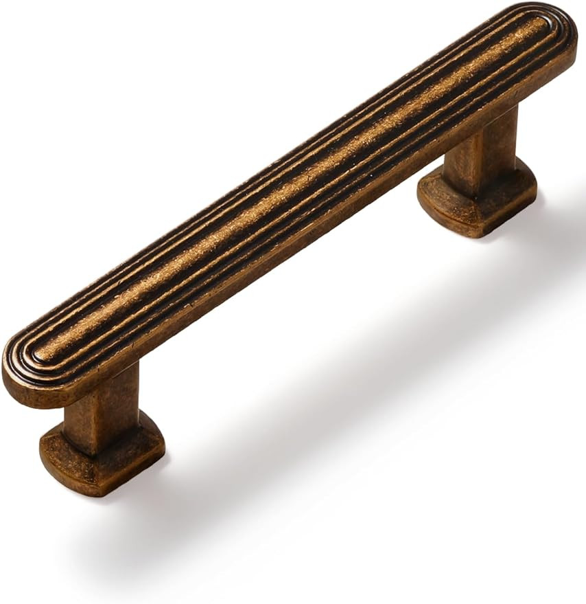 SORWDUREM 5 Pack 3 Inch(76mm) Antique Brass Cabinet Pulls Drawer Pulls Kitchen Hardware Cupboard ... | Amazon (US)