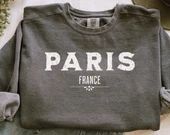 Paris Gift Sweatshirt, Unisex Paris Shirts, Paris France Crewneck, Paris Visitor Sweatshirt, Pari... | Etsy (US)