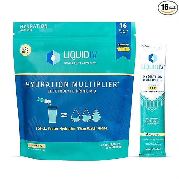 Liquid I.V. Hydration Multiplier - Pina Colada - Hydration Powder Packets | Electrolyte Drink Mix... | Amazon (US)