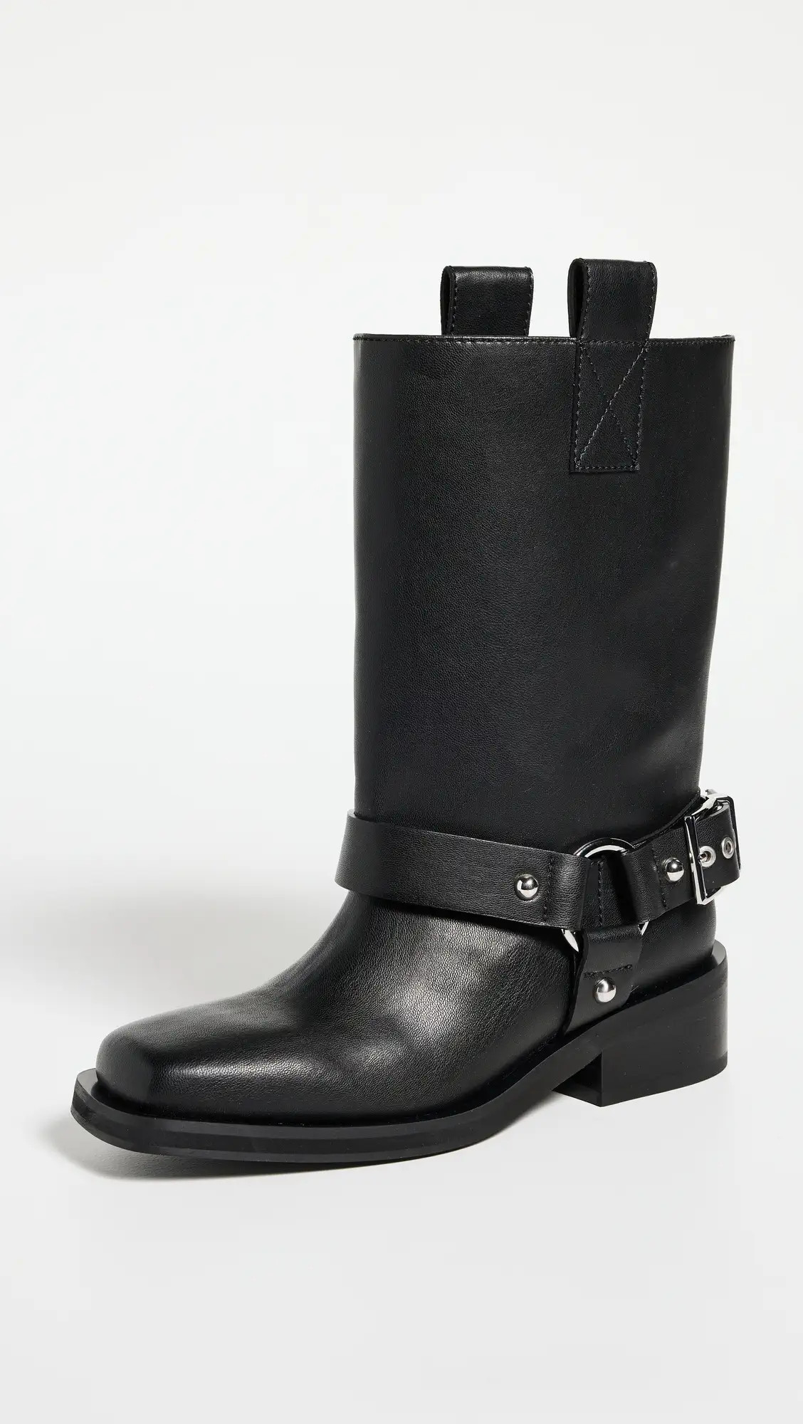 GANNI Biker Tubular Mid Shaft Boots | Shopbop | Shopbop