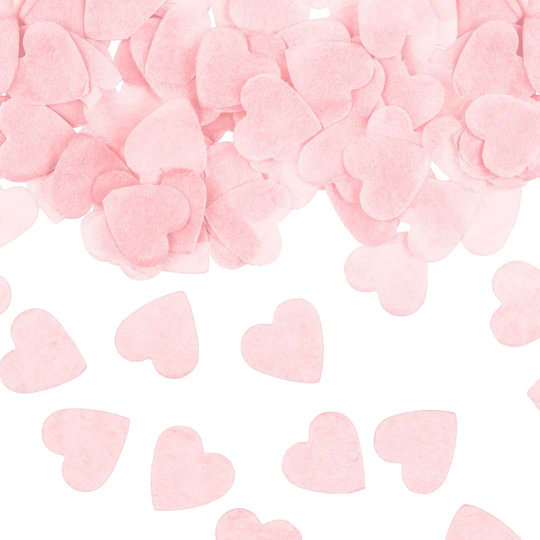 Pink Heart Confetti | Ellie and Piper