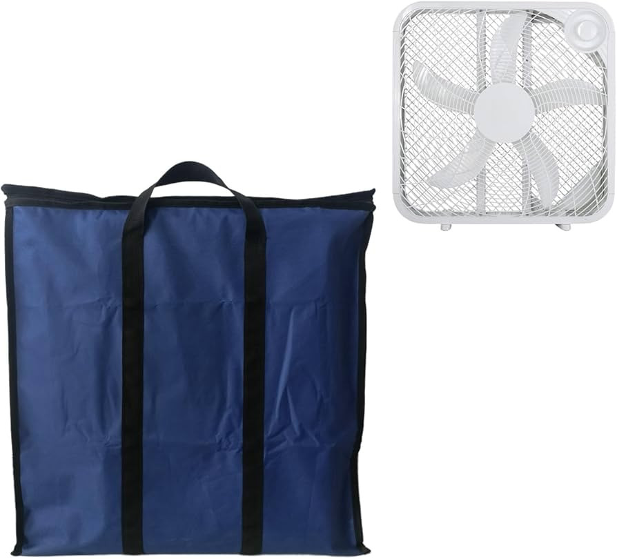 Box Fan Storage Cover, Waterproof & Dustproof Window Box Fan Covers with Handles, Square Fan Cove... | Amazon (US)