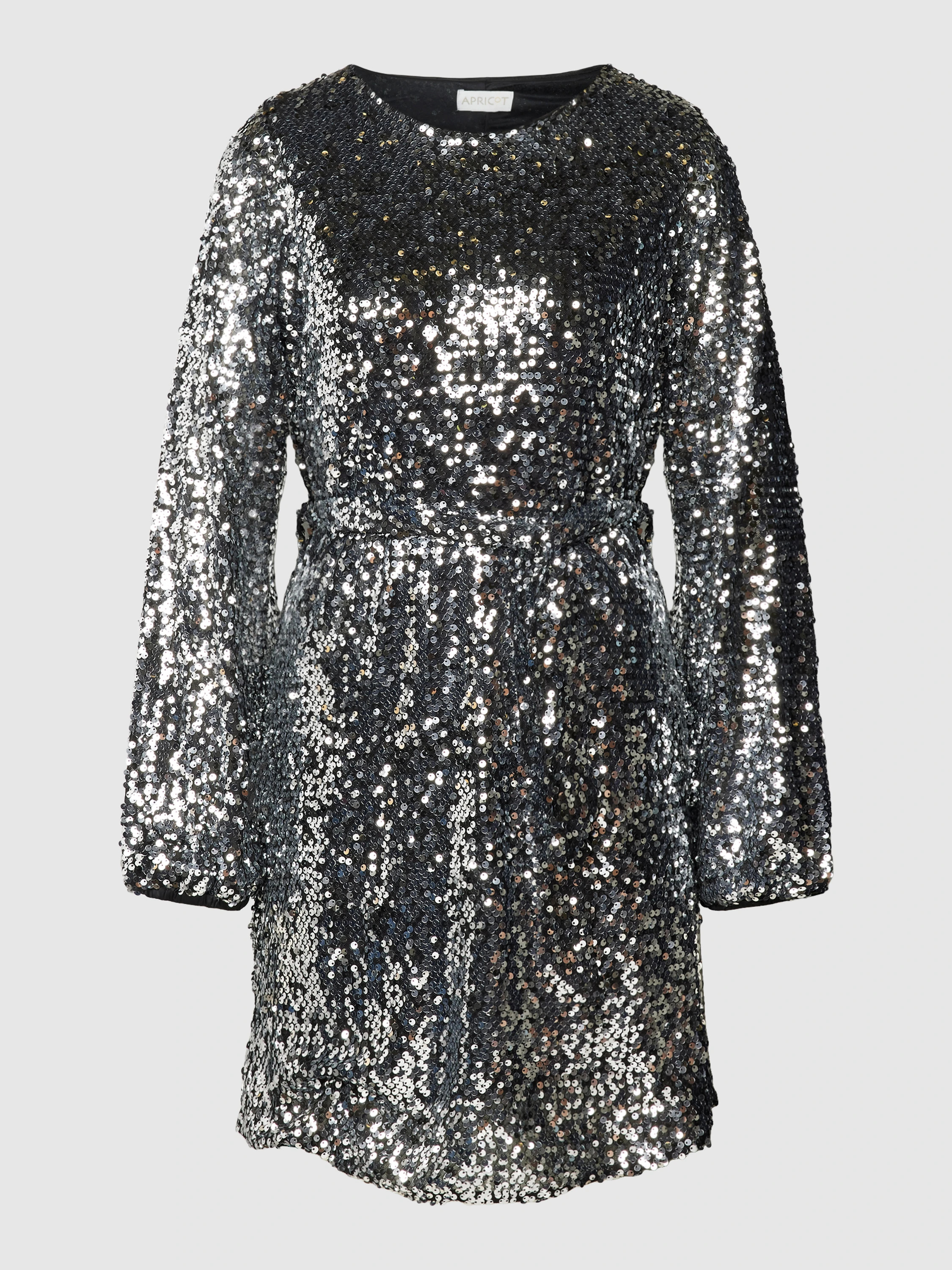 Minikleid mit Allover-Paillettenbesatz in dunkelgrau | Peek & Cloppenburg* Düsseldorf DE