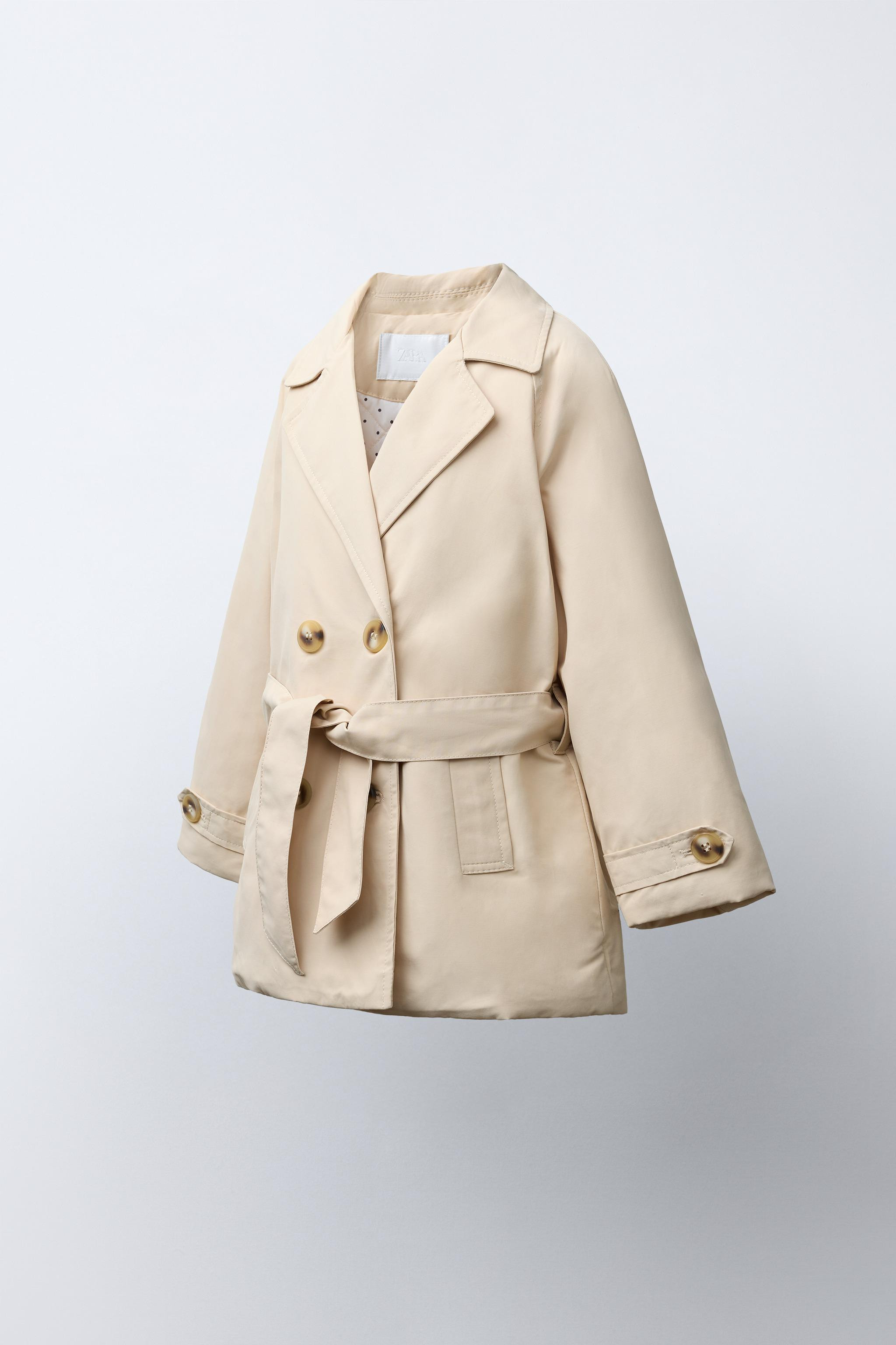 QUILTED BELTED TRENCH COAT | Zara US
