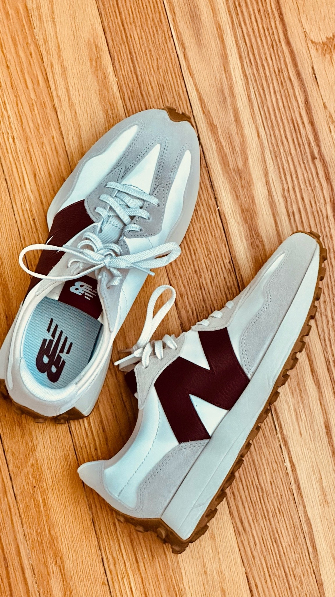 New burgundy logo sneakers. So comfortable!

#LTKootd #LTKOver40