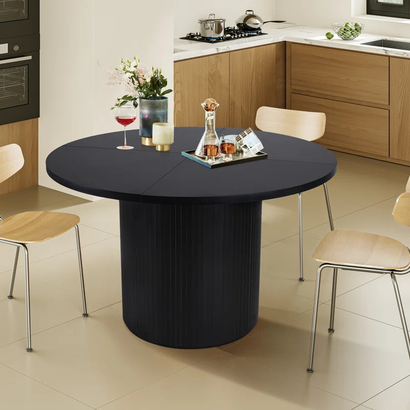 Cuji 47'' Round Pedestal Dining TableSee More byEbern Designs4.3Rated 4.3 out of 5 stars.69 Revie... | Wayfair North America