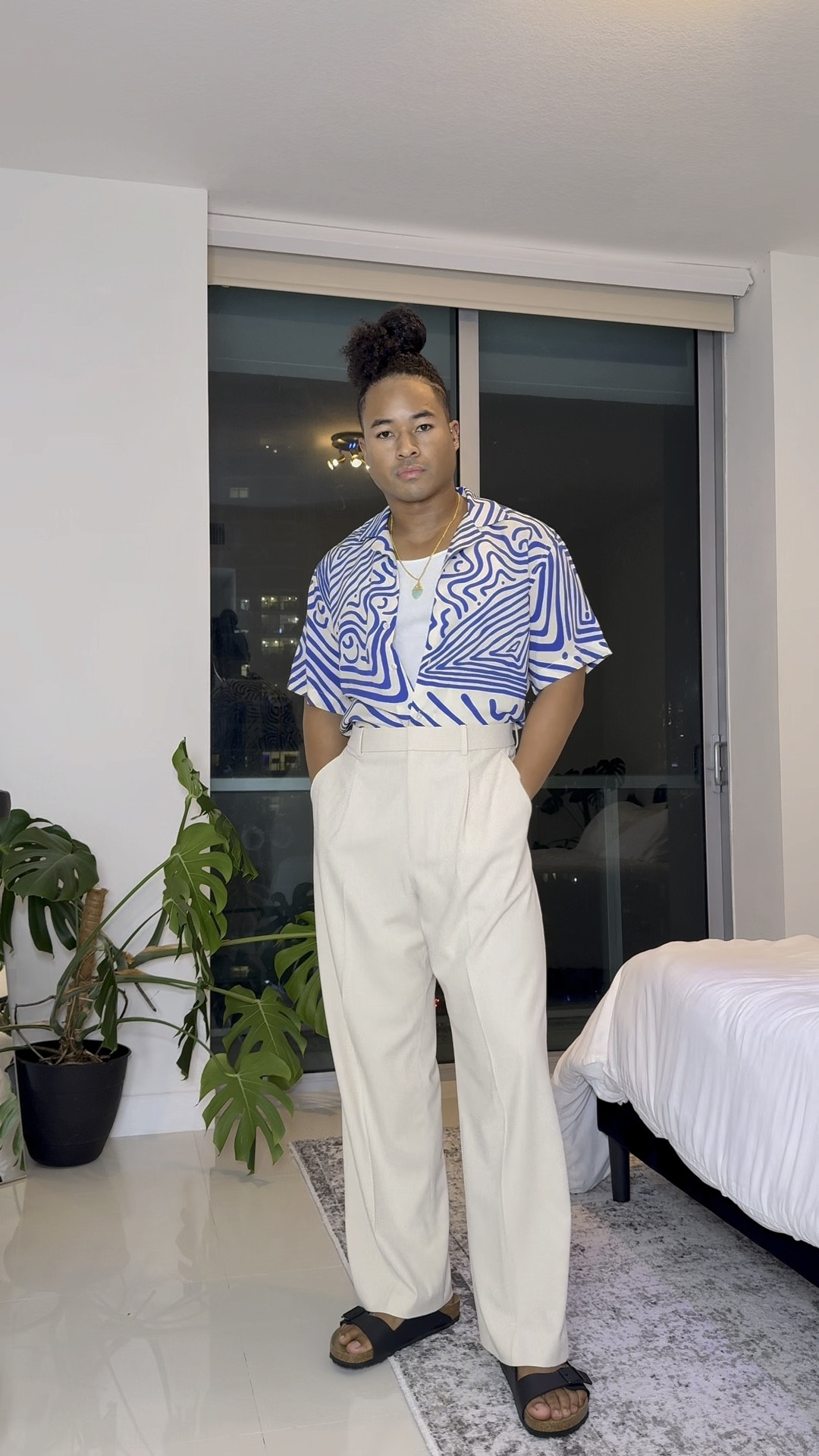 Casual outfit for a happy hour, dinner, or evening on the town. These trousers from Uniqlo are one of my favorite pieces. I got them in a size L from the women's section. 

#LTKMens #LTKStyleTip