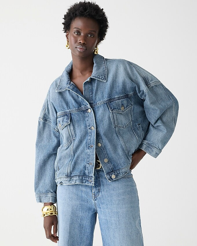Pre-order Limited-edition Point Sur denim trucker jacket in Beach Way wash | J. Crew US
