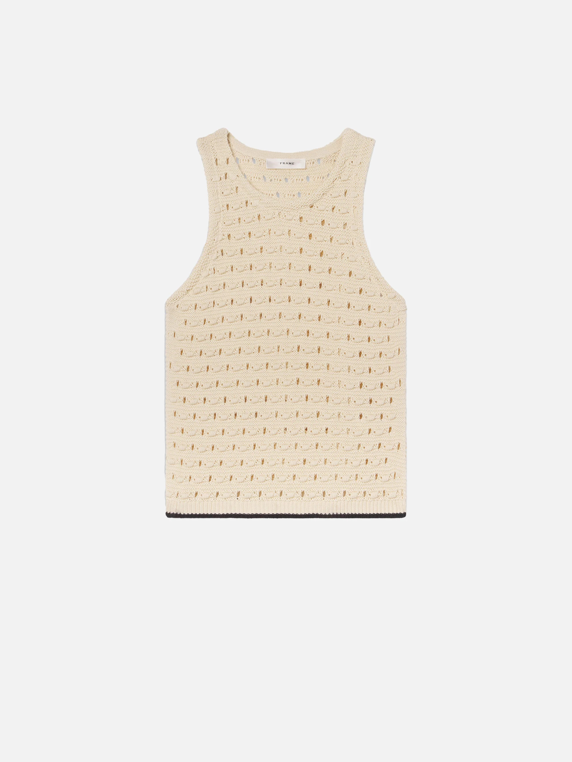 The Bauble Tank -- Cream | Frame Denim