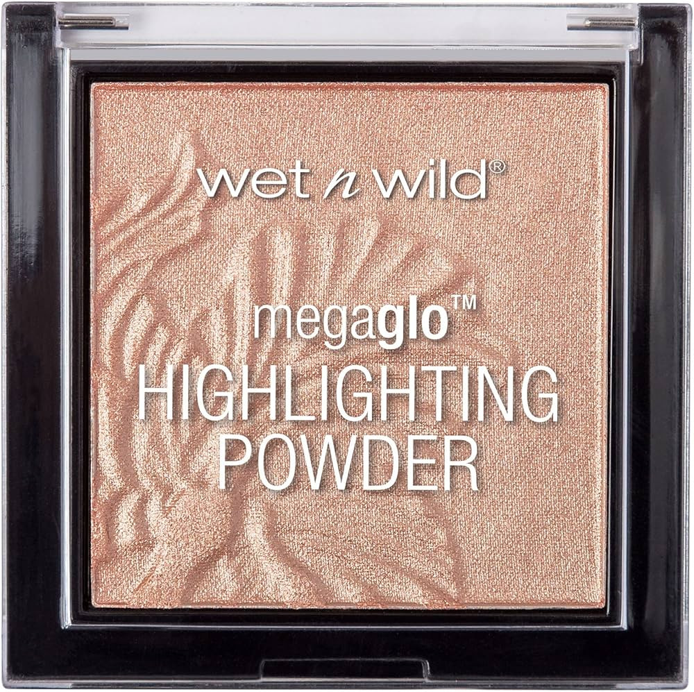 wet n wild MegaGlo Highlighting Powder, Highlighter Makeup, Shimmer Glow, Natural Pink Precious P... | Amazon (US)