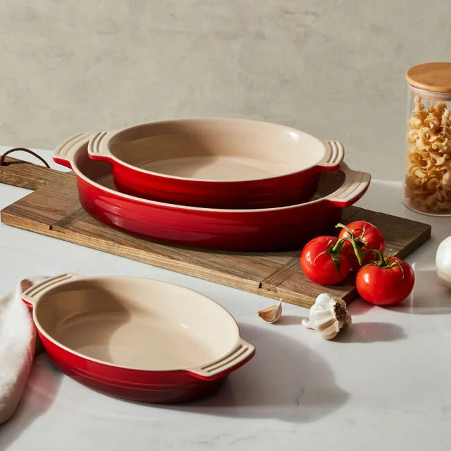 Classic 3-Piece Oval Baking Dish Set | Le Creuset