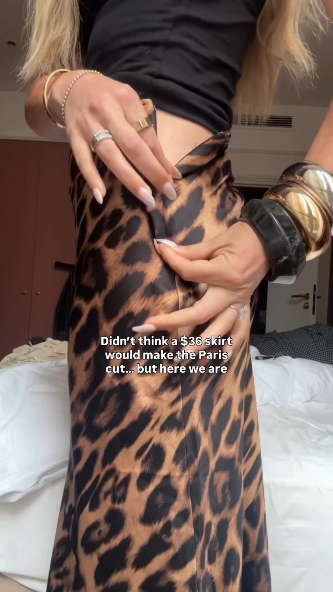 This skirt is $36, tall girl friendly, and looks designer. Paired it with a tank from Target and some Chanel dad sandals to create my perfect Paris outfit 🇫🇷🥐 

#LTKTravel #LTKOver40 #LTKFindsUnder50