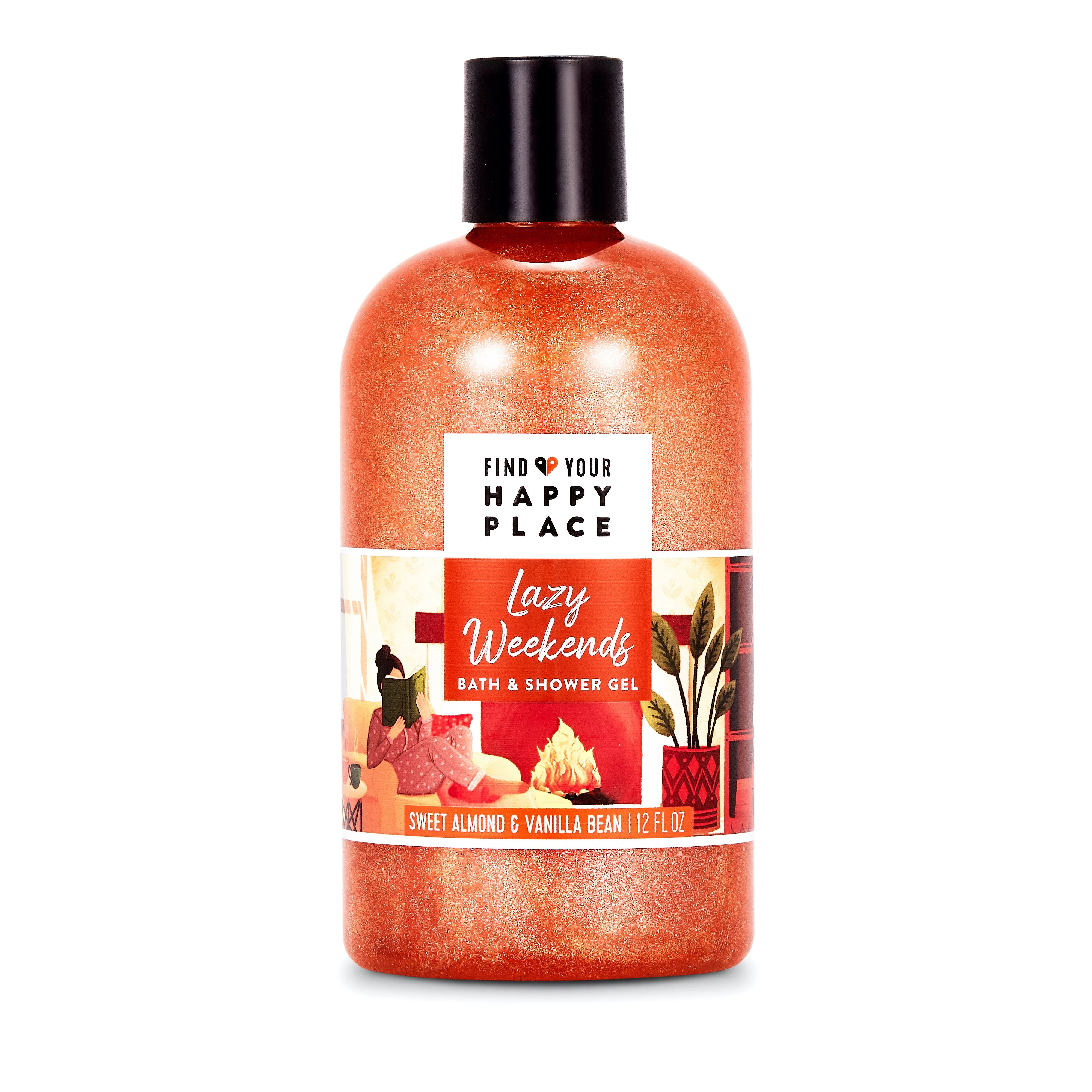 Find Your Happy Place Indulgent Bubble Bath And Shower Gel, Lazy Weekends, Sweet Almond And Vanil... | Walmart (US)