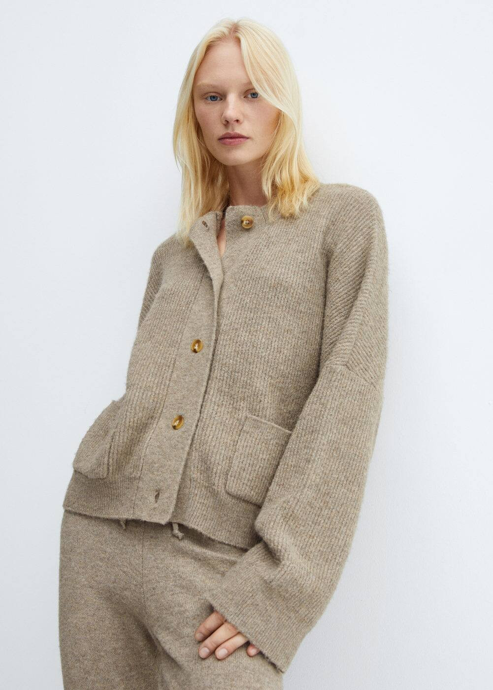 Oversized pyjama cardigan | MANGO (US)