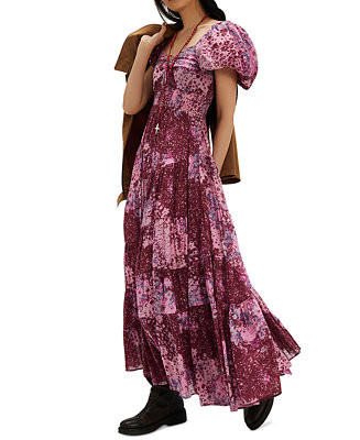 Women's Floral Sundrenched Maxi Dress | Macy's