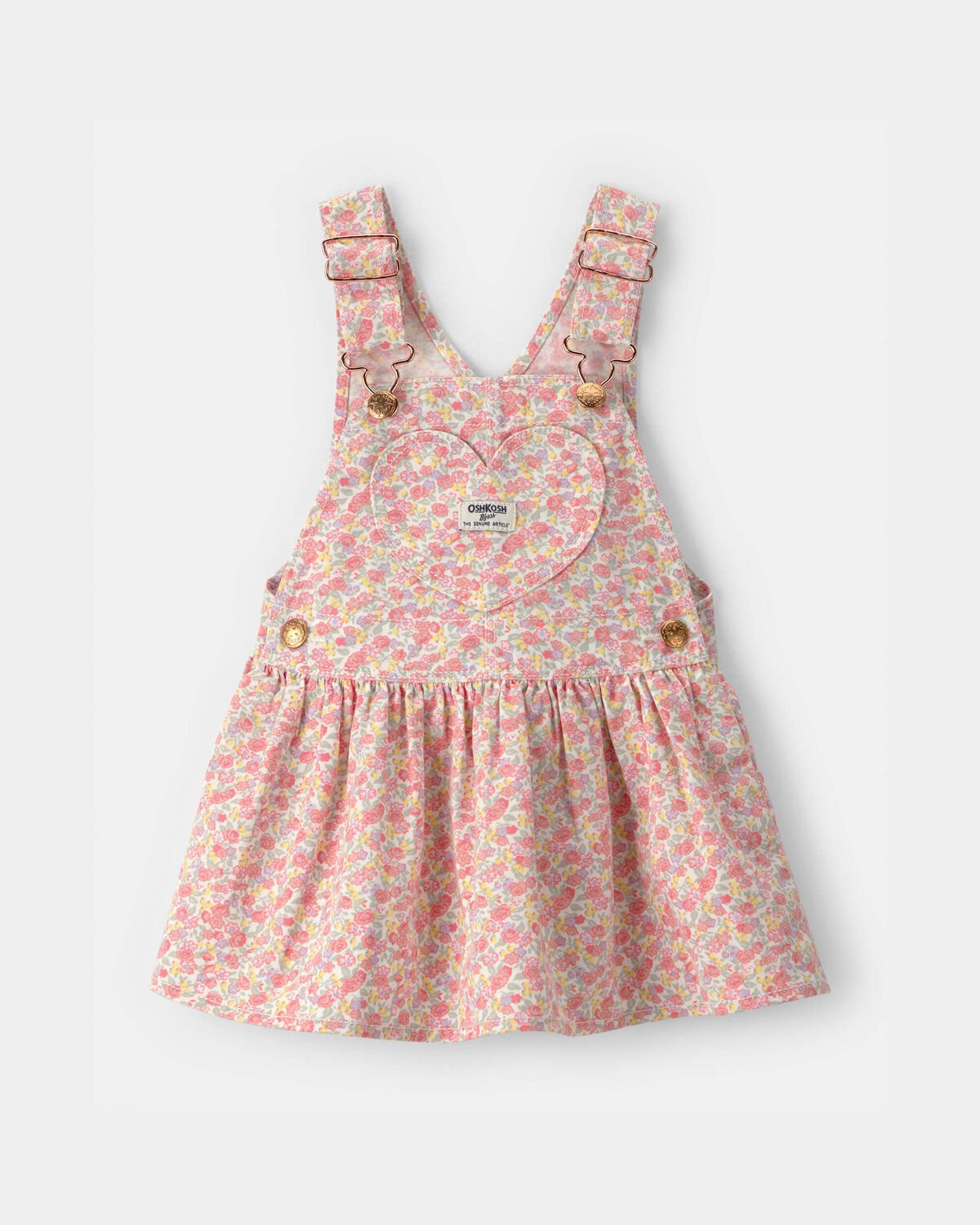 Baby Girl Floral Heart Pocket Skirtall - Pink | Carter's Inc