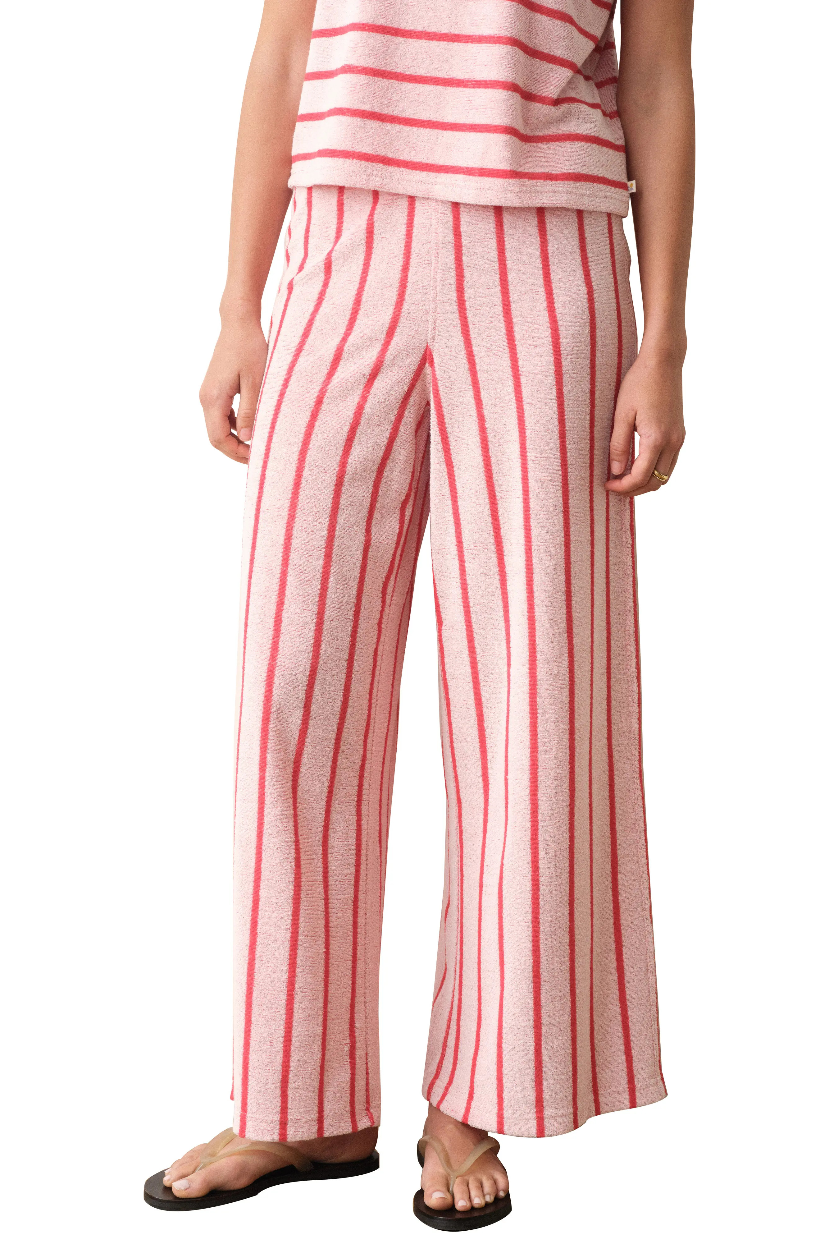 Beach Terry Wide Leg Pants (Women) | Nordstrom | Nordstrom