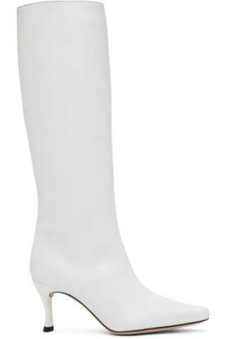 White Stevie 42 Boots | SSENSE