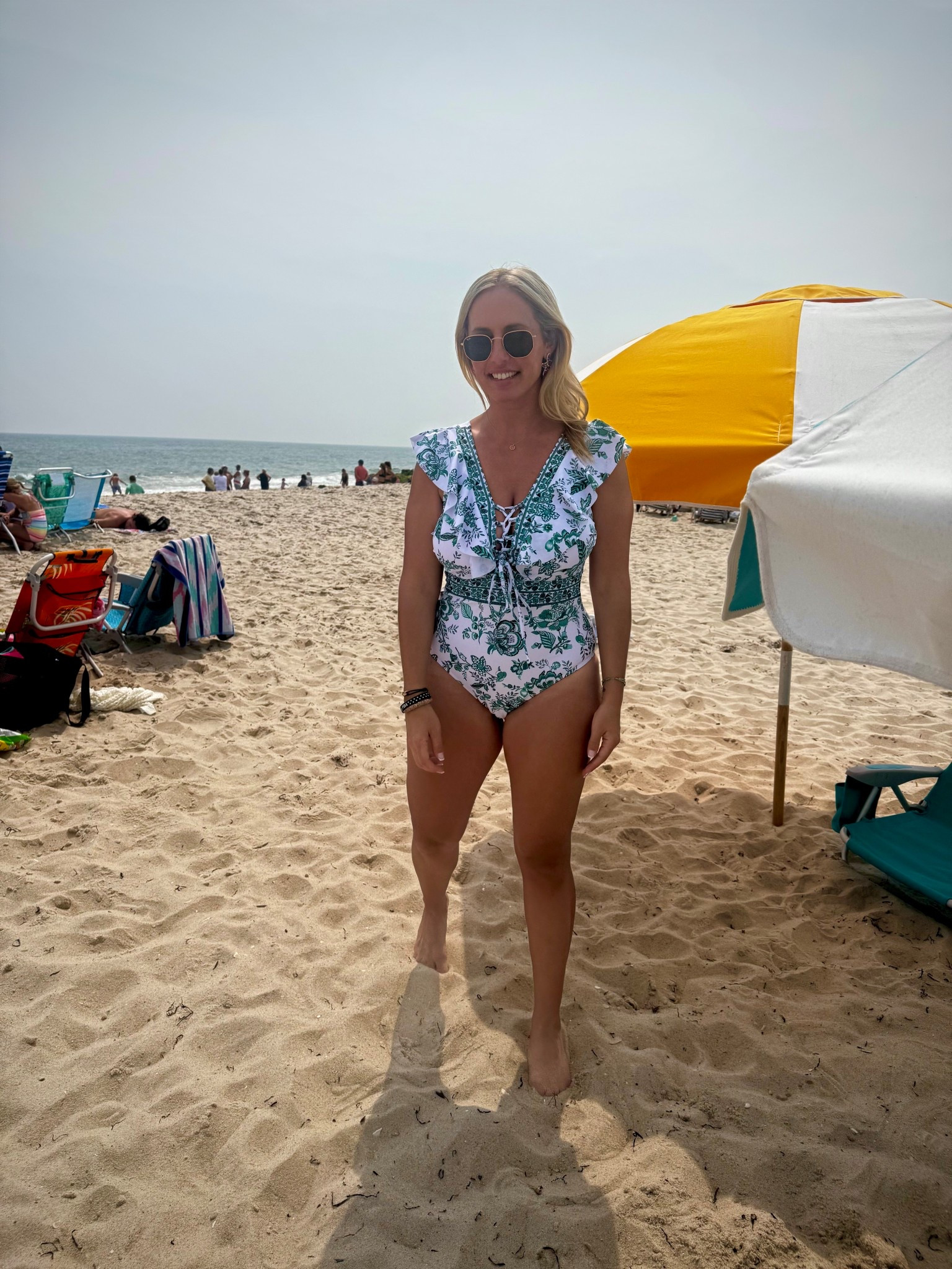 Hamptons beach day outfit 

#LTKMidsize #LTKFindsUnder50 #LTKSwim
