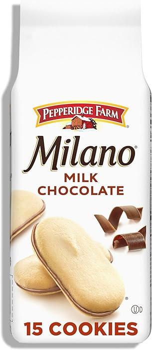 Pepperidge Farm Milano Milk Chocolate Cookies, 6 OZ Bag (15 Cookies) | Amazon (US)