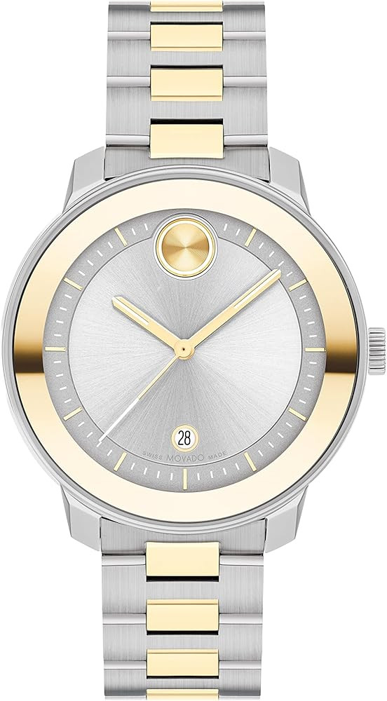 Movado Bold 3600870 Verso Women's Two Tone Stainless Steel Case and Bracelet Color: Two Tone | Amazon (US)