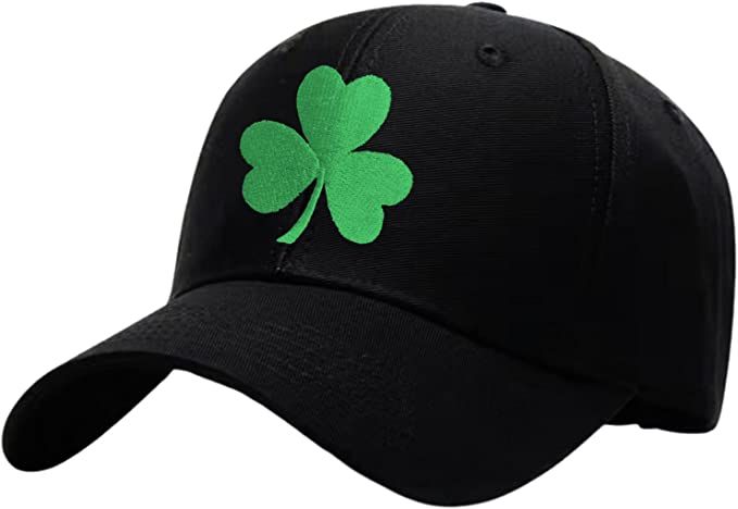 lycycse St Patricks Day Shamrock Hat Irish Clover Baseball Cap Adjustable Trucker Hats Green Day ... | Amazon (US)