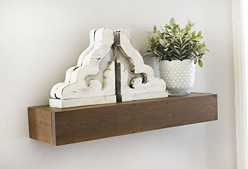 Handmade Rustic Victorian Farmhouse Style Corbel Bookends - Set of Two | Amazon (US)