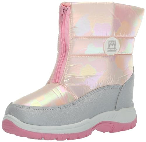 Avalanche Girls Xtreme Weather Slip-Resistant Snow Boots, Pink Silver Holo (9 Medium, Toddler) | Amazon (US)