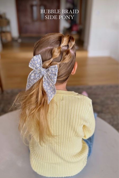 Cute spring hairstyle 