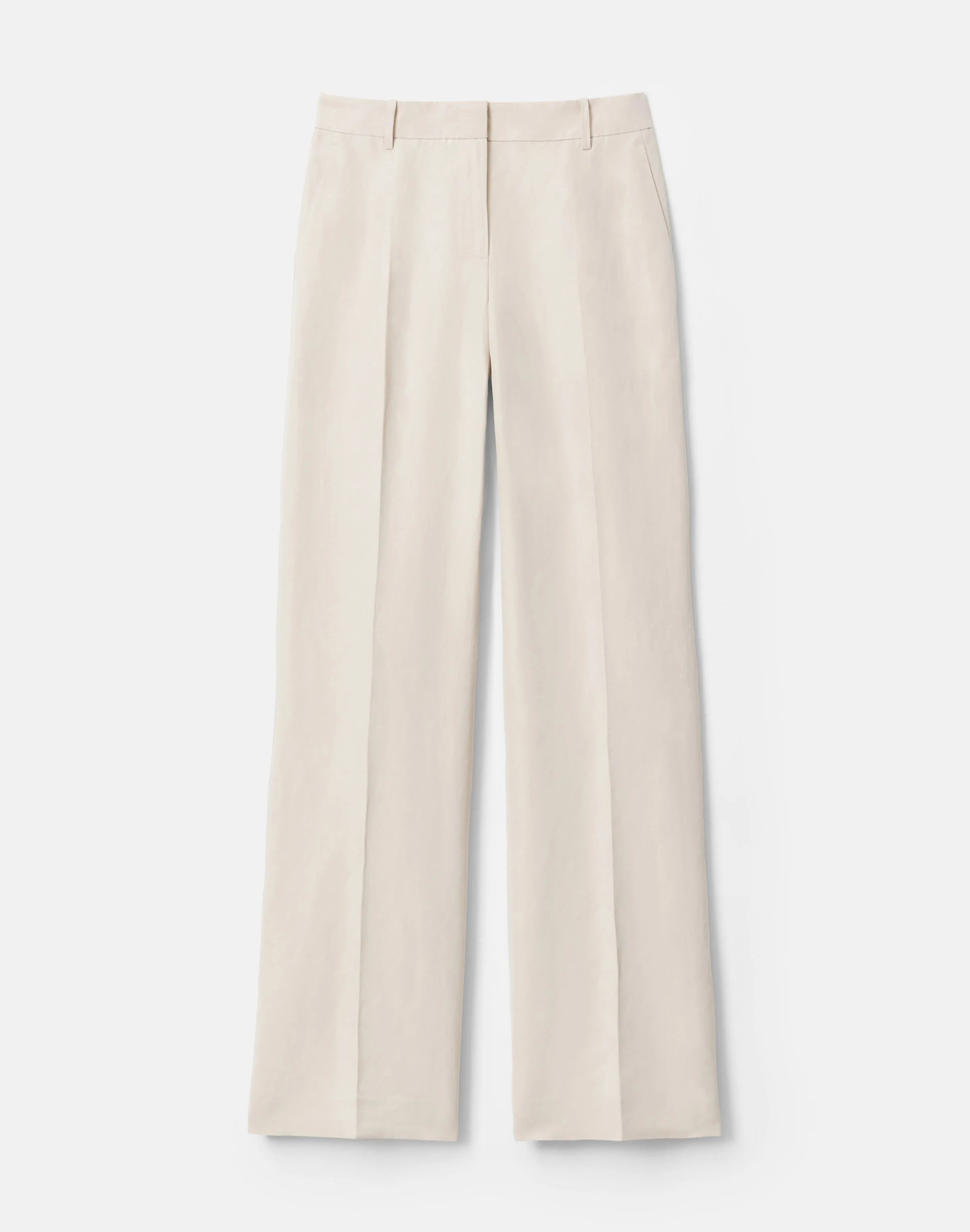 Silk-Linen Gates Pant - White by Lafayette 148 NY | Lafayette 148 New York