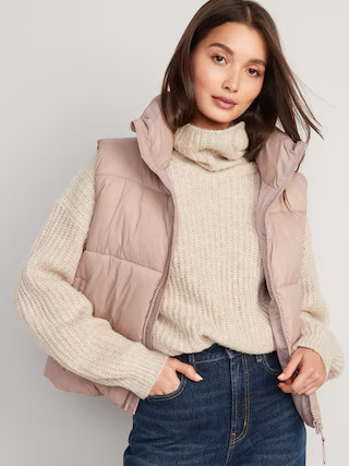 Water-Resistant Quilted Puffer Vest for Women | Old Navy (US)