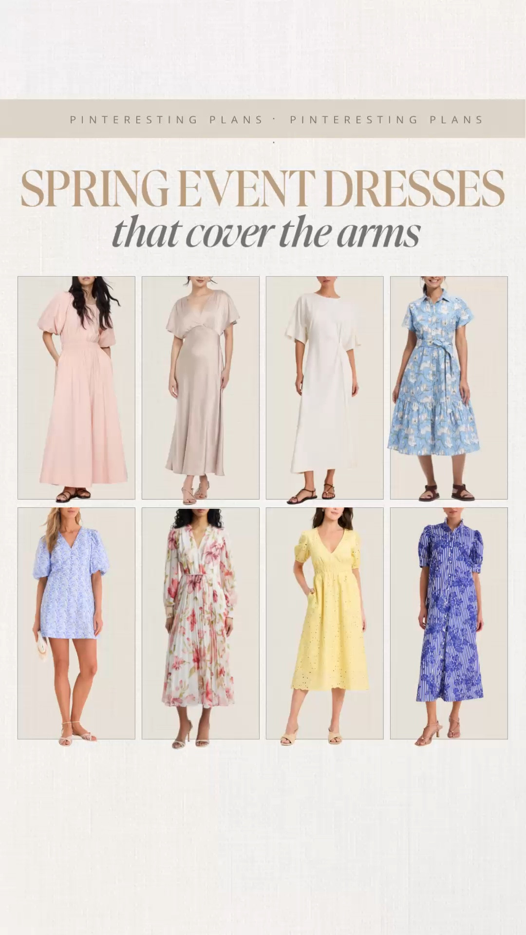 Spring event dresses that cover the arms

#LTKSeasonal #LTKWedding