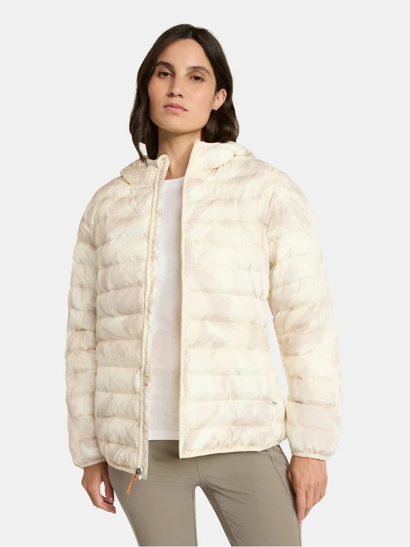 Ozark Trail Women's and Women's Plus Core Puffer Jacket with Hood, Sizes XS-3X | Walmart (US)